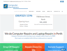 Tablet Screenshot of computermechanics.com.au